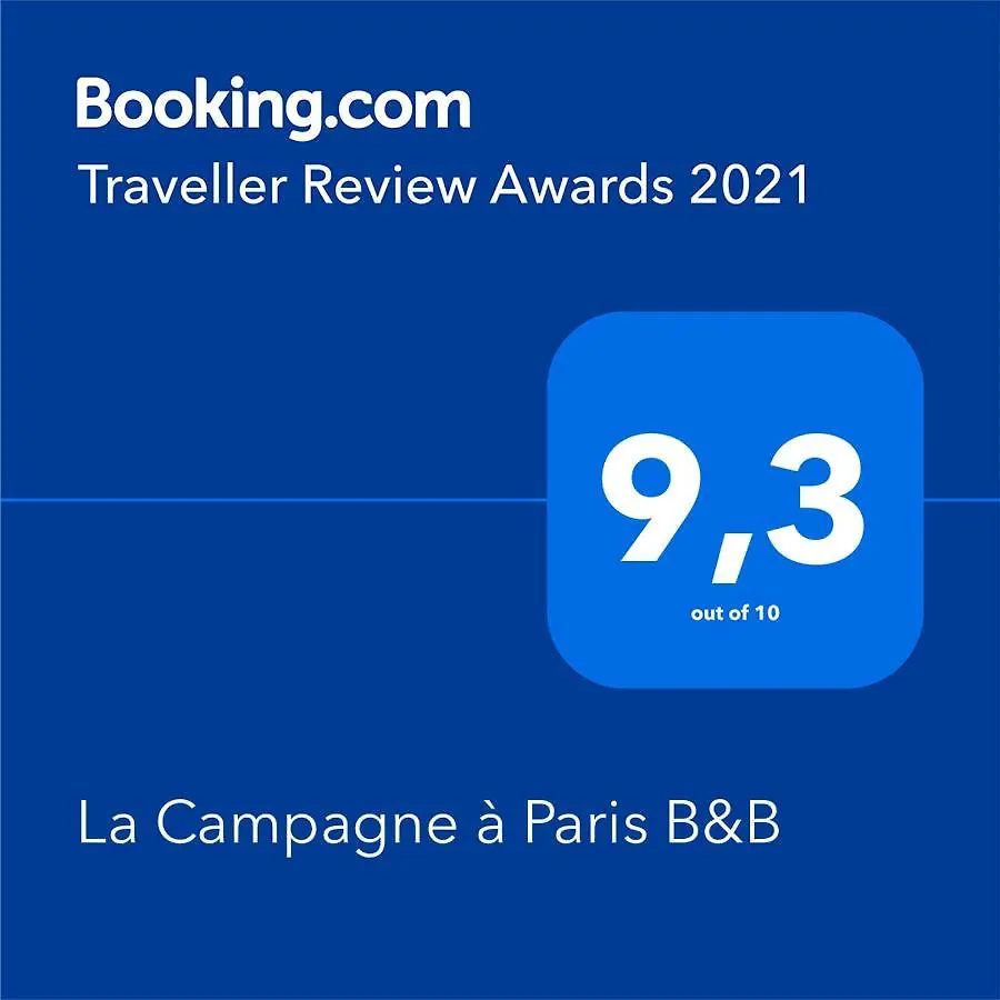Bed & Breakfast La Campagne A Paris B&B